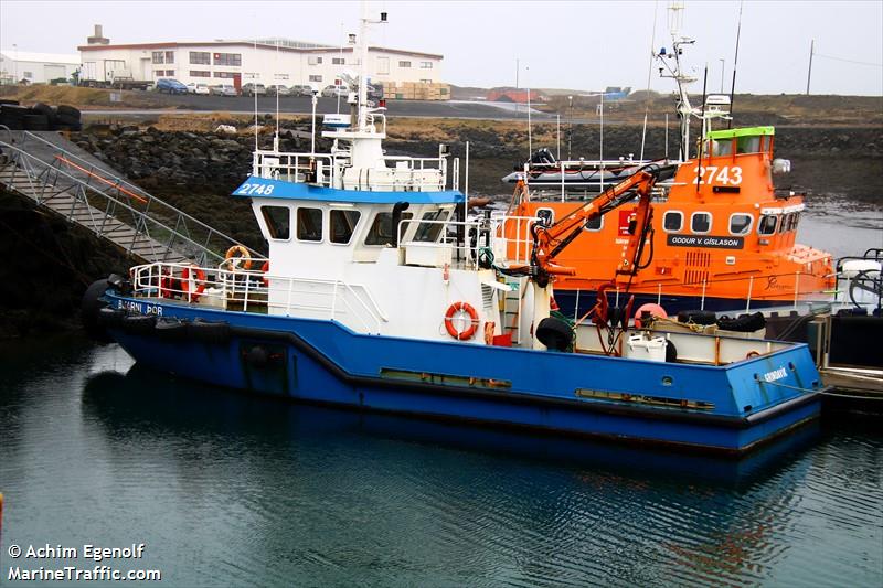 bjarni thor (Towing vessel) - IMO , MMSI 251814110, Call Sign TFGO under the flag of Iceland