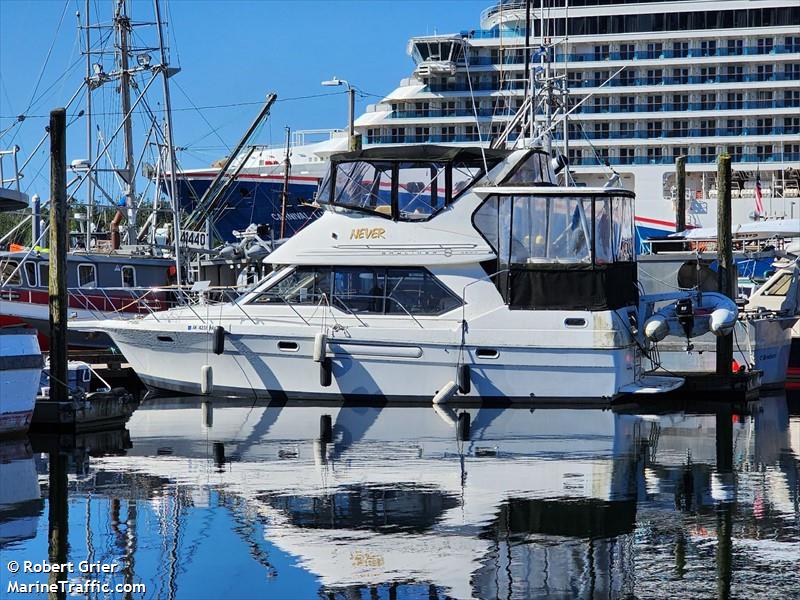 never (Pleasure craft) - IMO , MMSI 338212446 under the flag of USA