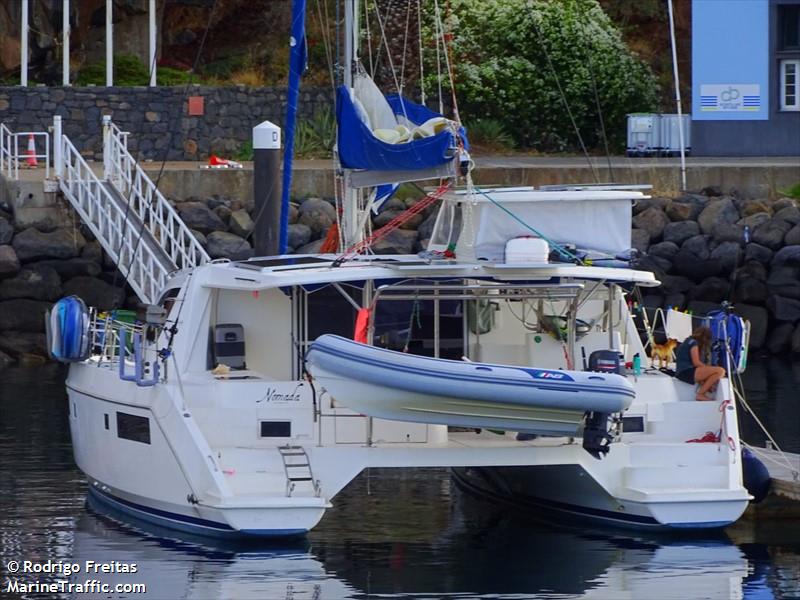 nomada (Sailing vessel) - IMO , MMSI 378002295, Call Sign ZJL8224 under the flag of British Virgin Islands