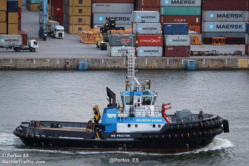 ws procyon (Tug) - IMO 9679256, MMSI 710027850, Call Sign PV2207 under the flag of Brazil