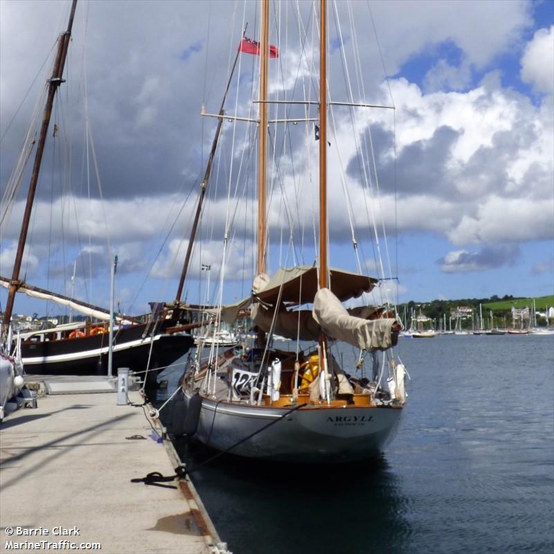 argyll (Sailing vessel) - IMO , MMSI 235104791, Call Sign 2HME5 under the flag of United Kingdom (UK)