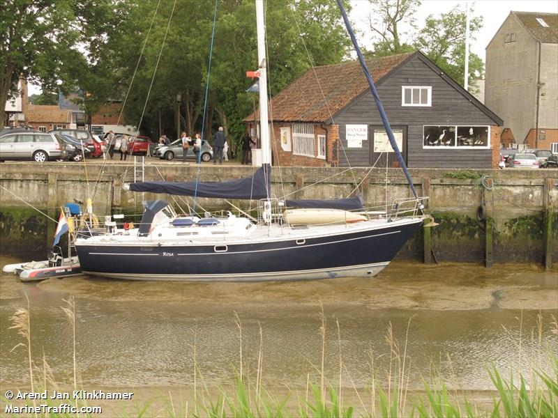 rosa (Sailing vessel) - IMO , MMSI 244790676, Call Sign PI2039 under the flag of Netherlands