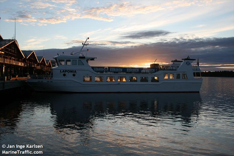 laponia (Passenger ship) - IMO , MMSI 265589100, Call Sign SMTQ under the flag of Sweden