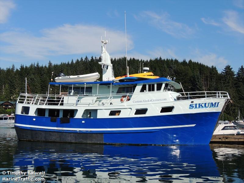 sikumi (Passenger ship) - IMO , MMSI 338196886 under the flag of USA