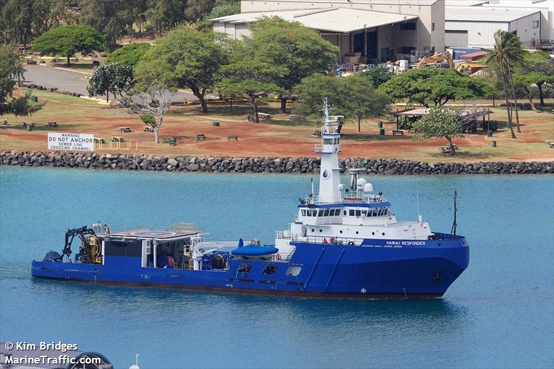 hawaii responder (Pollution Control Vessel) - IMO 9043897, MMSI 366606000, Call Sign WBO8589 under the flag of United States (USA)