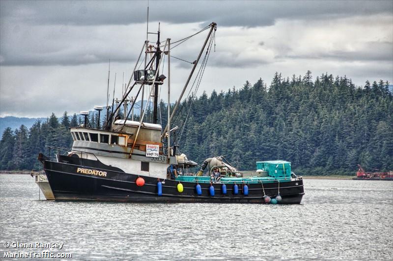 predator (Fishing vessel) - IMO , MMSI 366884030, Call Sign WBT5412 under the flag of United States (USA)