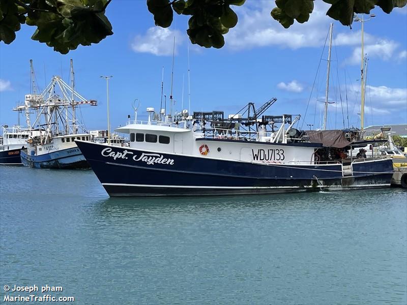 capt jayden (Fishing vessel) - IMO , MMSI 368003650, Call Sign WDJ7133 under the flag of United States (USA)