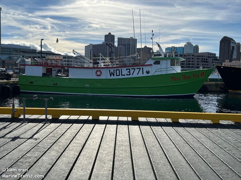 miss thuy tien (Fishing vessel) - IMO , MMSI 368101060, Call Sign WDK9166 under the flag of United States (USA)