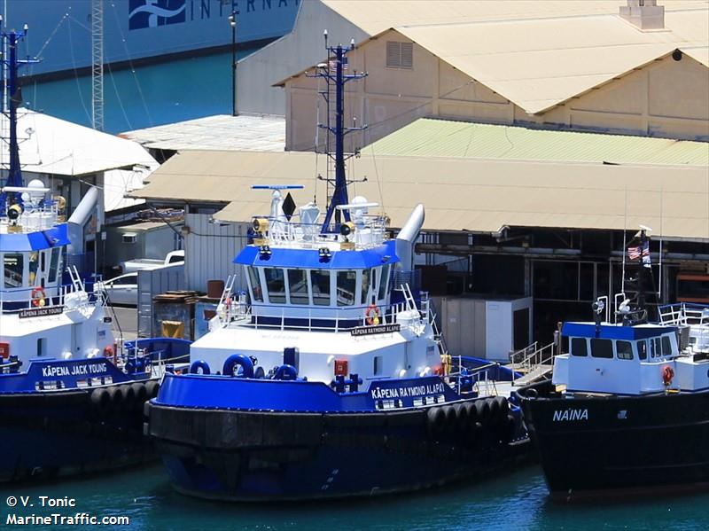 kapena raymond alapa (Tug) - IMO 9816866, MMSI 368477000, Call Sign WDK4948 under the flag of United States (USA)