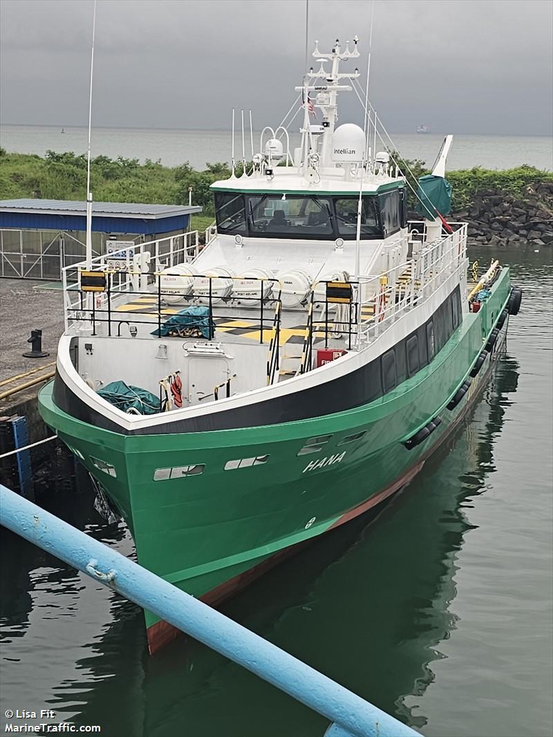 hana (Offshore Tug/Supply Ship) - IMO 9971135, MMSI 533132669, Call Sign 9M3118 under the flag of Malaysia