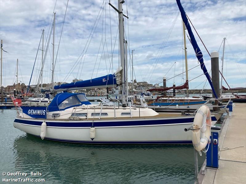 geminus (Sailing vessel) - IMO , MMSI 232022252, Call Sign MCYE7 under the flag of United Kingdom (UK)