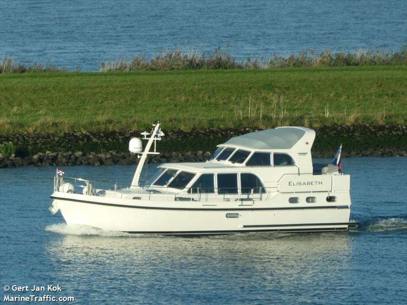 elisabeth (Pleasure craft) - IMO , MMSI 244564423, Call Sign PC7703 under the flag of Netherlands