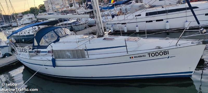 sy todobi (Sailing vessel) - IMO , MMSI 264900426, Call Sign YQTZ under the flag of Romania