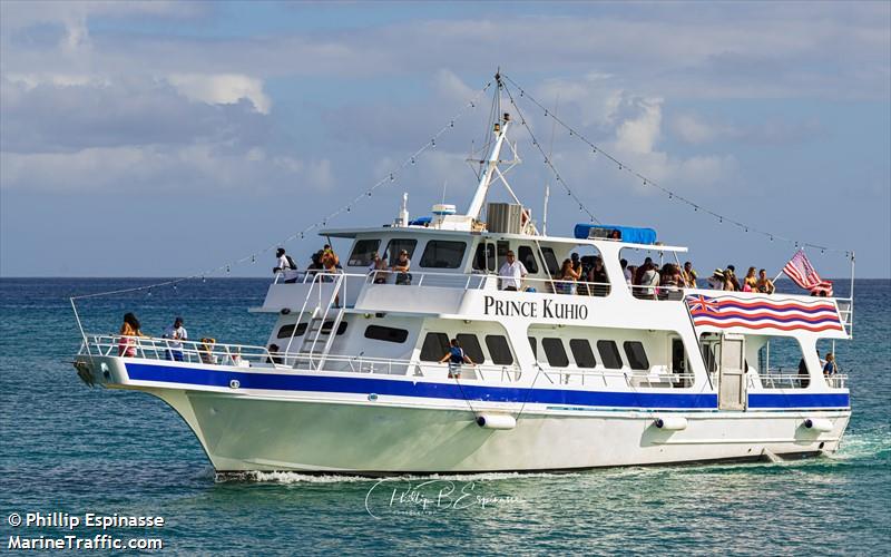 prince kuhio (Passenger ship) - IMO , MMSI 368169940, Call Sign WDL8487 under the flag of United States (USA)