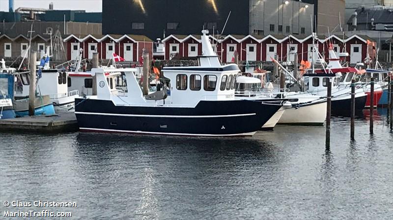 moffe (Fishing vessel) - IMO , MMSI 219024801, Call Sign XPH3637 under the flag of Denmark