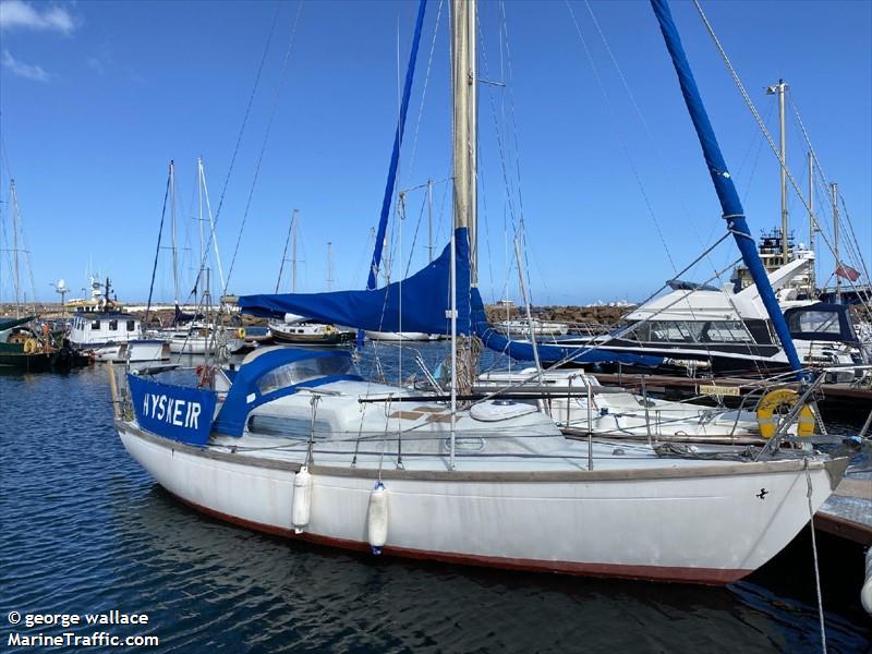 hyskeir (Sailing vessel) - IMO , MMSI 232005957, Call Sign MAMZ7 under the flag of United Kingdom (UK)