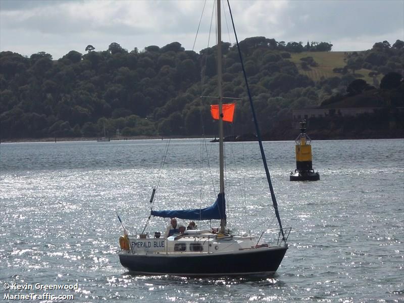 emerald blue (Sailing vessel) - IMO , MMSI 235024308, Call Sign ZQWW7 under the flag of United Kingdom (UK)