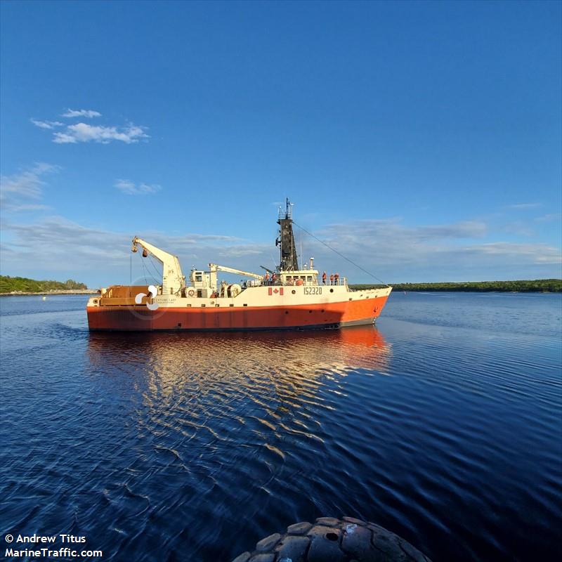 fortune lady (Fishing Vessel) - IMO 8908674, MMSI 316012580, Call Sign  VB5579 under the flag of Canada