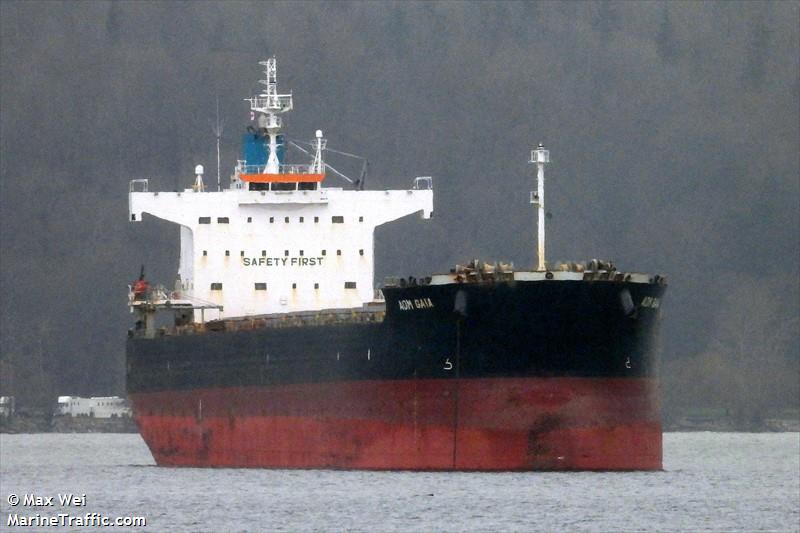 aom gaia (Bulk Carrier) - IMO 9623702, MMSI 352002636, Call Sign 3E4960 under the flag of Panama