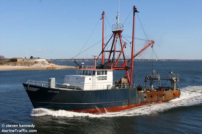 araho (Fishing vessel) - IMO , MMSI 367326480, Call Sign WSM6752 under the flag of United States (USA)