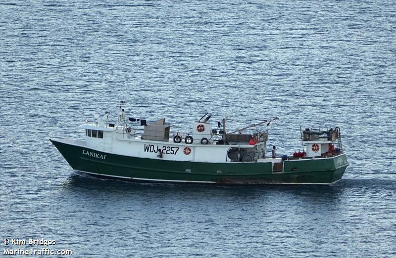 lanikai (Fishing vessel) - IMO , MMSI 367756640, Call Sign WDJ2257 under the flag of United States (USA)