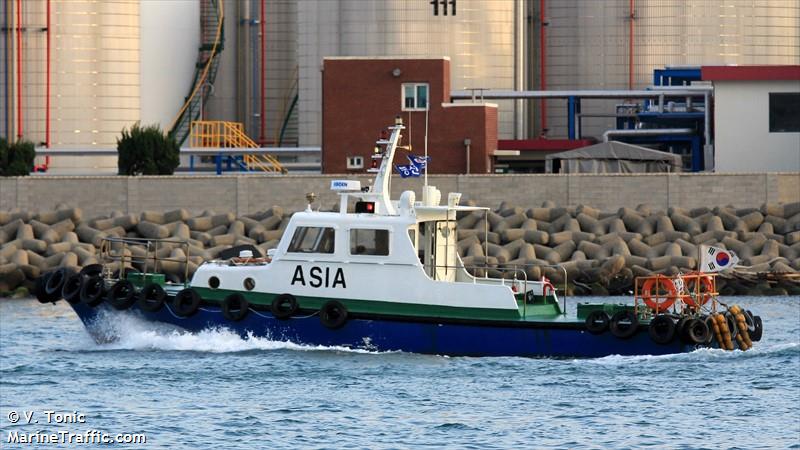 asia8ho (Unknown) - IMO , MMSI 440133020, Call Sign 1222 under the flag of Korea