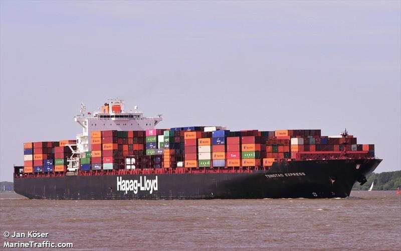 tsingtao express (Container Ship) - IMO 9320702, MMSI 636093177, Call Sign 5LLI8 under the flag of Liberia
