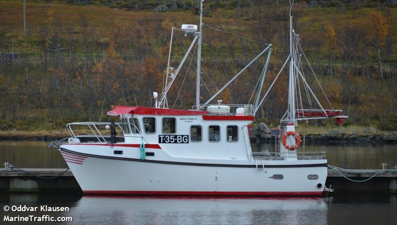 breitinn ii (Fishing vessel) - IMO , MMSI 257958470, Call Sign LJ6610 under the flag of Norway