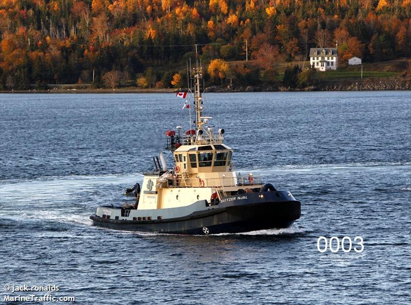 ocean clovis t (Tug) - IMO 9533036, MMSI 316014140 under the flag of Canada