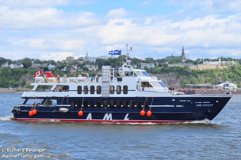 aml levant (Passenger ship) - IMO , MMSI 316020432, Call Sign CFB6018 under the flag of Canada