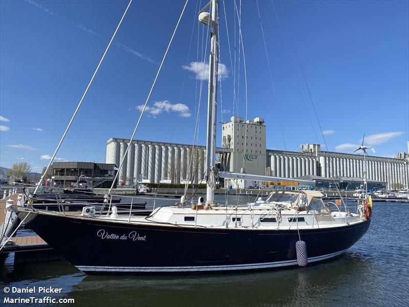 vallee du vent (Sailing vessel) - IMO , MMSI 316049451 under the flag of Canada