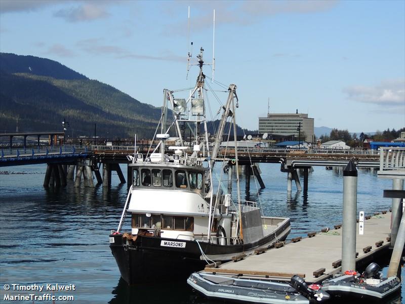 marsons (Fishing vessel) - IMO , MMSI 338193221 under the flag of USA