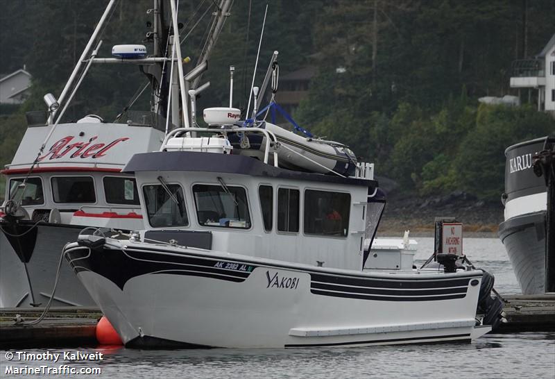 yakobi (Fishing vessel) - IMO , MMSI 338330427 under the flag of USA