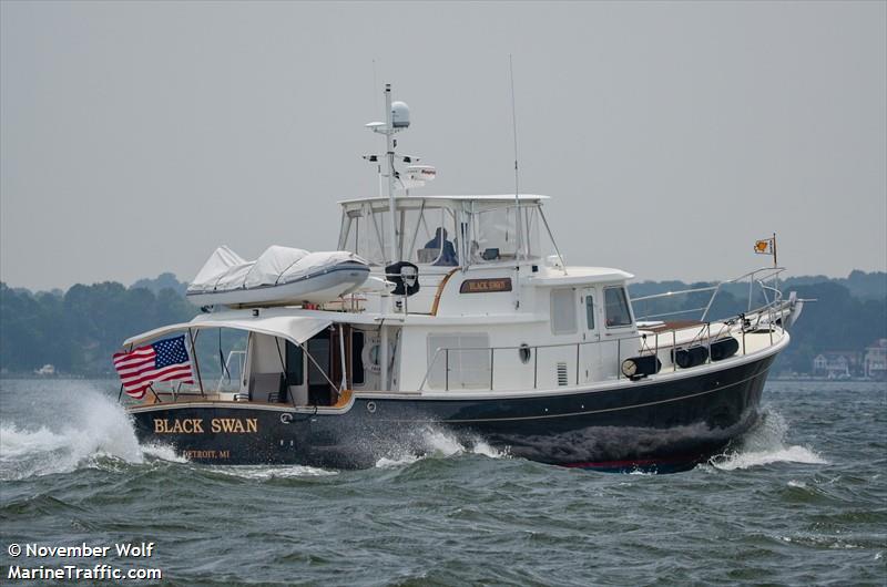 black swan (Pleasure craft) - IMO , MMSI 368275250, Call Sign WDN3814 under the flag of United States (USA)