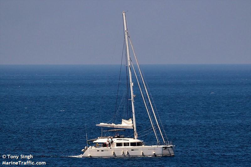 blue waft (Sailing vessel) - IMO , MMSI 503000390 under the flag of Australia