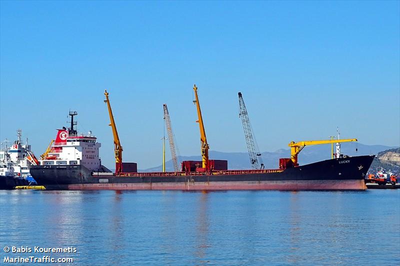 lucky (General Cargo Ship) - IMO 9037305, MMSI 636022993, Call Sign 5LLK7 under the flag of Liberia