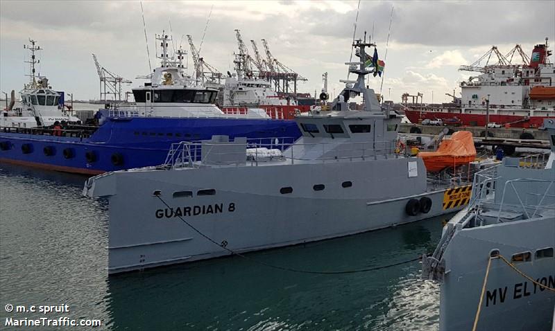 mv guardian 8 (Patrol Vessel) - IMO 9870173, MMSI 657177000, Call Sign 5NKL8 under the flag of Nigeria