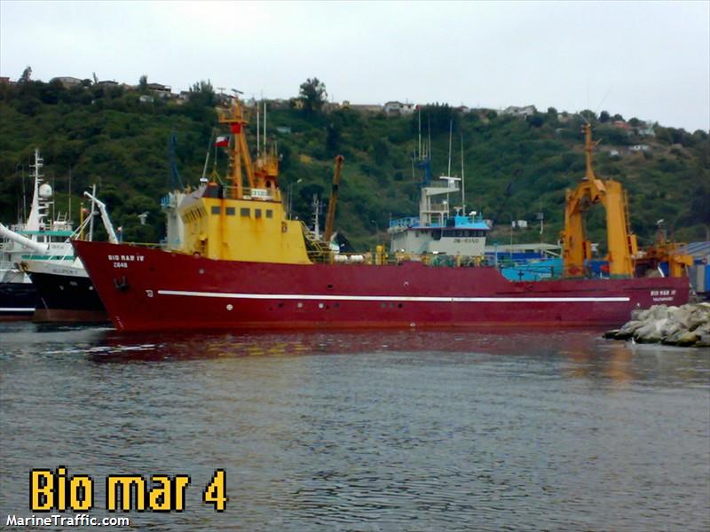bio mar iv (Fishing vessel) - IMO , MMSI 725000460, Call Sign CB5301 under the flag of Chile