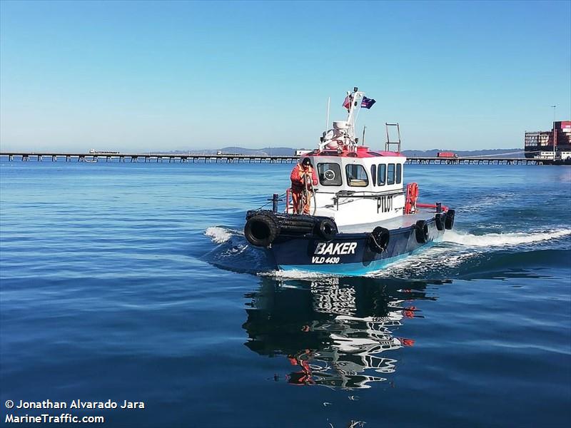 baker (Pilot) - IMO , MMSI 725001261, Call Sign CB6695 under the flag of Chile