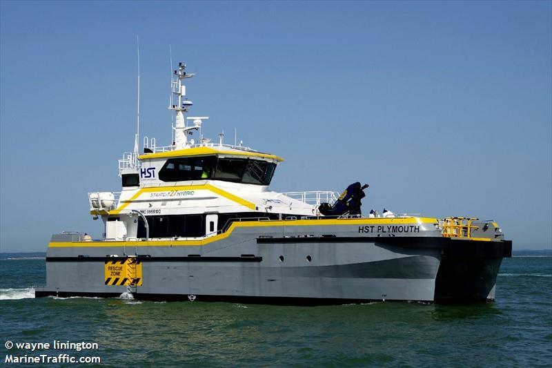 hst plymouth (Offshore Tug/Supply Ship) - IMO 9985100, MMSI 232048136, Call Sign MAXB7 under the flag of United Kingdom (UK)