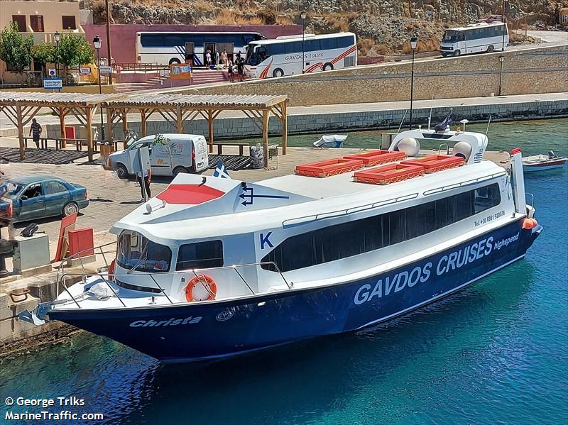 christa (Passenger ship) - IMO , MMSI 239954400, Call Sign SVA7190 under the flag of Greece