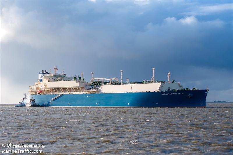 maran gas marseille (LNG Tanker) - IMO 9924869, MMSI 241840000, Call Sign SVDS6 under the flag of Greece