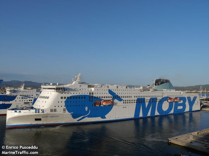 moby fantasy (Passenger/Ro-Ro Cargo Ship) - IMO 9837509, MMSI 247482700, Call Sign IBJO under the flag of Italy