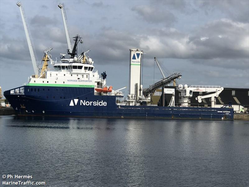 norside supporter (Work/Repair Vessel) - IMO 9671632, MMSI 311001311, Call Sign C6GP4 under the flag of Bahamas