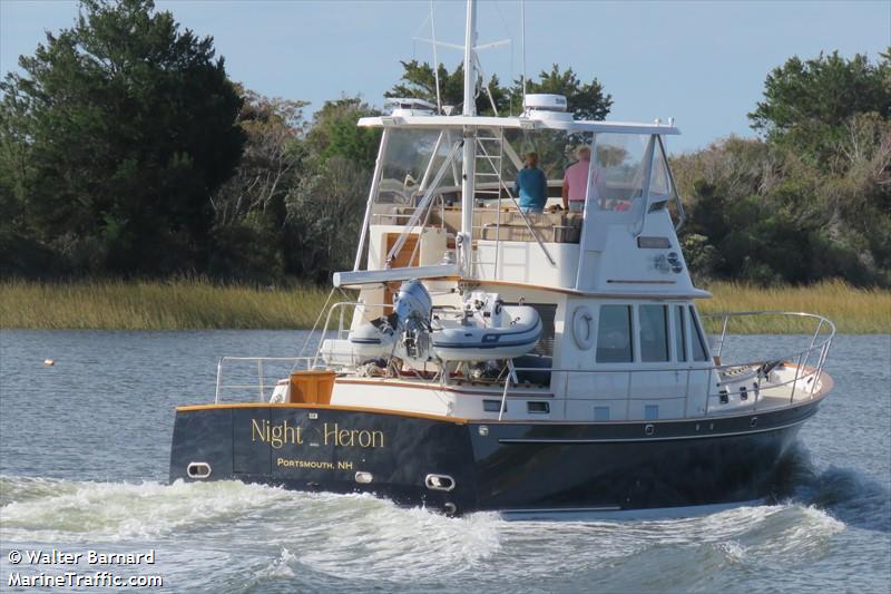 night heron (Pleasure craft) - IMO , MMSI 338476354 under the flag of USA