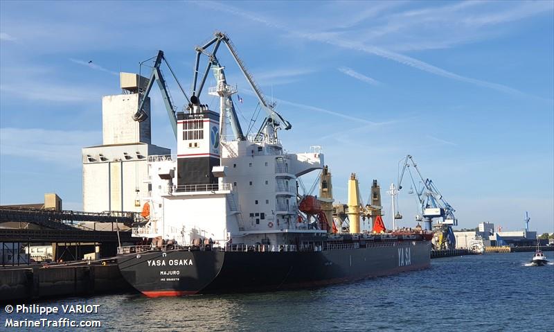 yasa osaka (Bulk Carrier) - IMO 9948279, MMSI 538010620, Call Sign V7A7158 under the flag of Marshall Islands