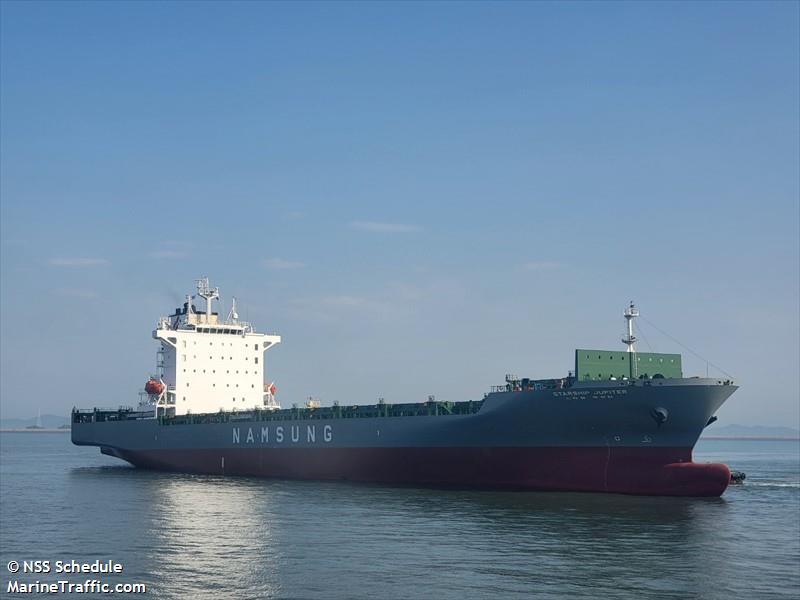 starship jupiter (Container Ship) - IMO 9961130, MMSI 636022572, Call Sign 5LJL5 under the flag of Liberia