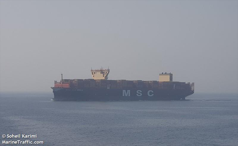 msc noa ariela (Container Ship) - IMO 9946843, MMSI 636022606, Call Sign 5LJP8 under the flag of Liberia