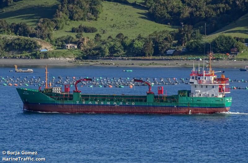 i.maillen (General Cargo Ship) - IMO 8222812, MMSI 725000981, Call Sign CA4084 under the flag of Chile