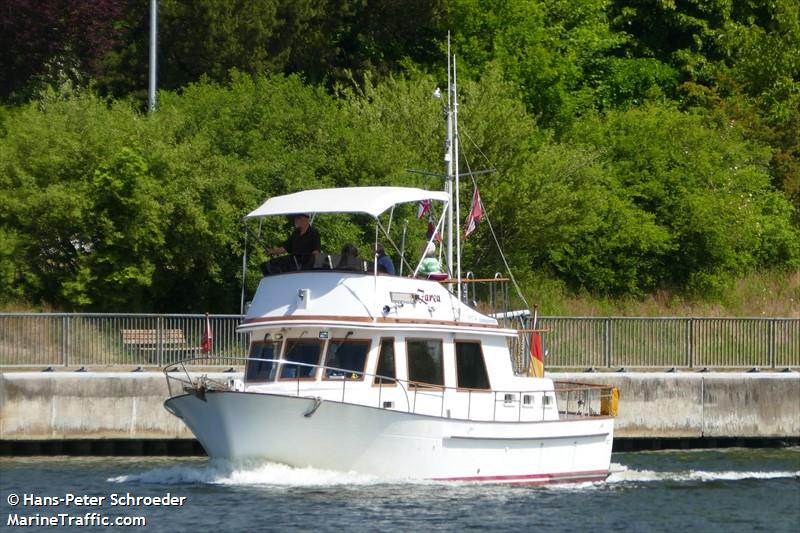 zarea (Pleasure craft) - IMO , MMSI 211579800, Call Sign DH4657 under the flag of Germany